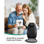 Snailax Back Massager with Heat - Massage Chair Pad Deep Kneading Full Back Massager Massage seat Cushion for Home Office use - Damaged Box Snailax
