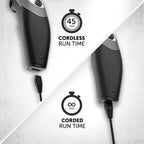 Wahl Clip N Rinse Hair Clipper for Men, Gifts for Him, Head Shaver, Men's Hair Clippers, Nose Trimmers for Men, Cordless Clippers, Washable Head, DIY Haircuts, Easy Home Haircutting - Very Good Wahl