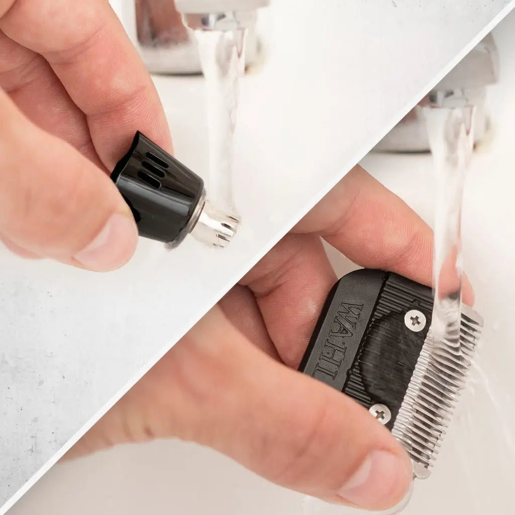 Wahl Clip N Rinse Hair Clipper for Men, Gifts for Him, Head Shaver, Men's Hair Clippers, Nose Trimmers for Men, Cordless Clippers, Washable Head, DIY Haircuts, Easy Home Haircutting - Very Good Wahl