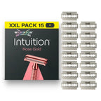 Wilkinson Sword Intuition Rose Gold Safety Razor for Women, Premium Metal Handle, 1 Women's Razor Handle and 10 Blade Refills Wilkinson Sword