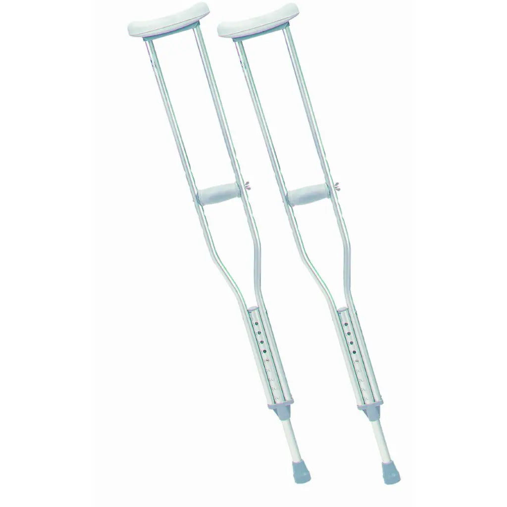 Drive Devilbiss Aluminium Underarm Crutches (Adult), 114cm - Very Good Drive Devilbiss