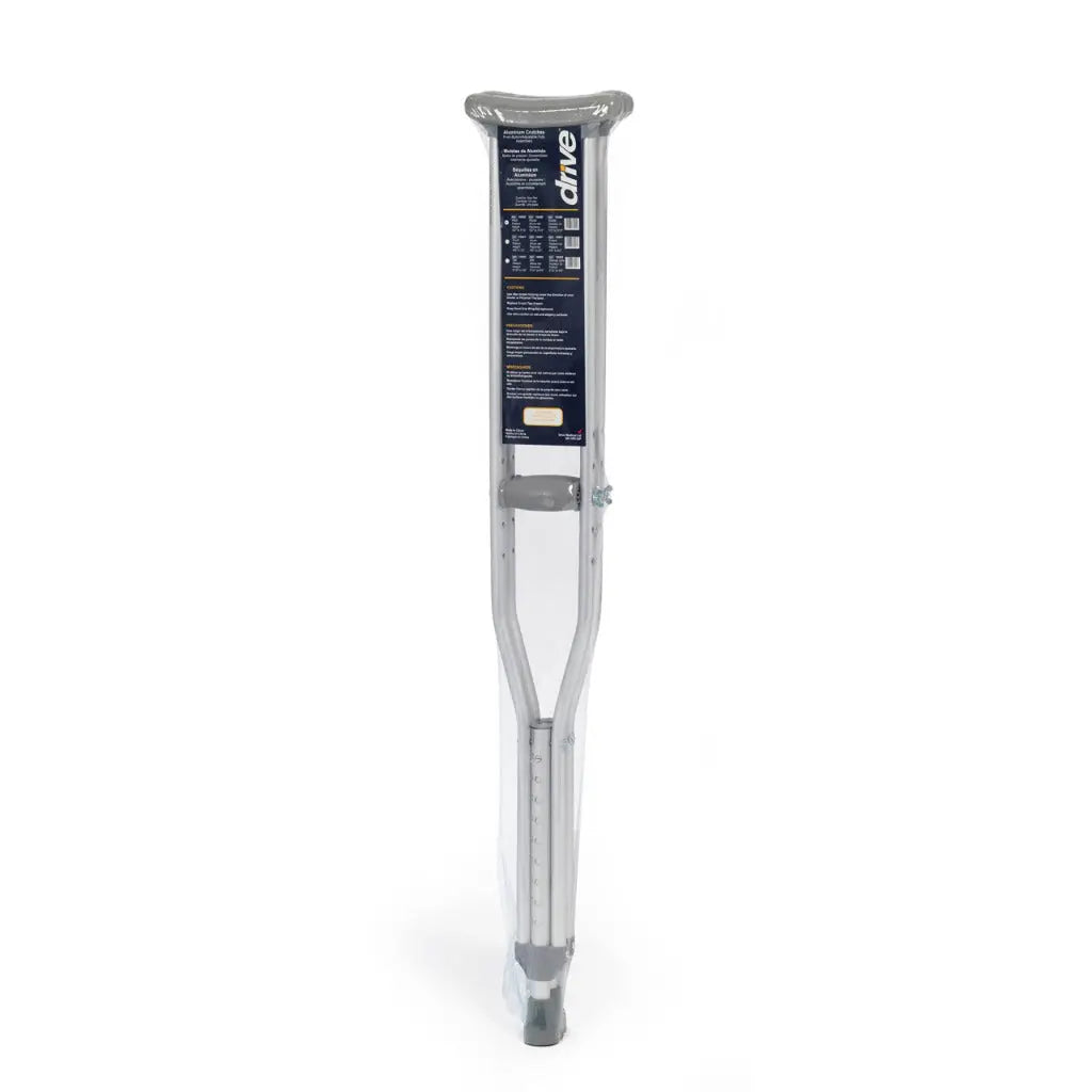 Drive Devilbiss Aluminium Underarm Crutches (Adult), 114cm - Very Good Drive Devilbiss