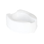 Homecraft Savanah Raised Toilet Seat 4" with Lid, Elongated & Elevated Lock Seat Support for Elderly, Handicapped and Disabled Users, White Colour - Damaged Box Homecraft