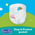 Pampers Premium Protection Nappy Pants Size 7, 123 Nappies, 15kg+, Monthly Pack + Pampers Harmonie Aqua Baby Wipes 1 pack of 10 Wipes- - Damaged Box Pampers