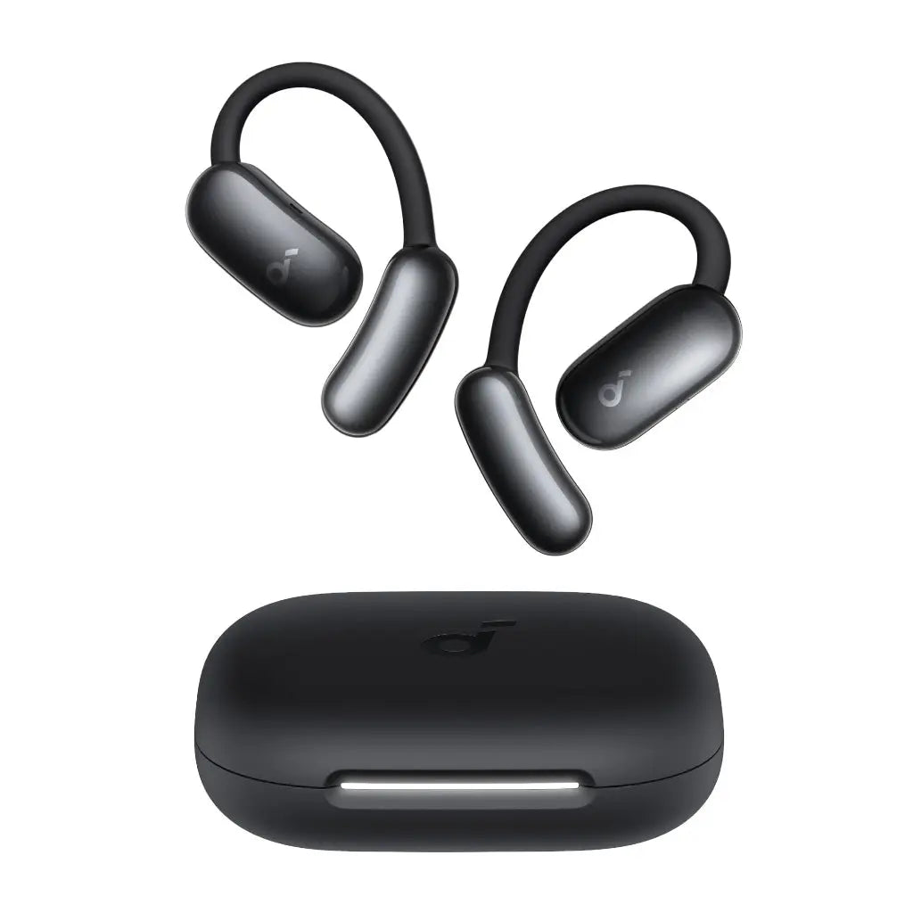 soundcore AeroFit 2 by Anker, Open-Ear Headphones, Adjustable Ear Hooks, Secure Fit, Instant AI Translation, Rich Bass, Hi-Res, 42H Playtime, Bluetooth 5.4, IP55, AI Clear Calls, Wireless Charging Anker