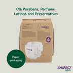 Bambo Nature Premium Eco Nappies, Size 5 (27-40lb/12-18kg), Junior, 132PK, Eco-Labelled Nappies, Enhanced Leakage Protection, Secure and Comfortable Baby Nappy Bambo Nature