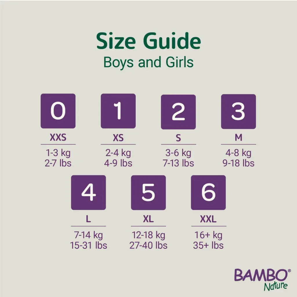 Bambo Nature Premium Eco Nappies, Size 5 (27-40lb/12-18kg), Junior, 132PK, Eco-Labelled Nappies, Enhanced Leakage Protection, Secure and Comfortable Baby Nappy Bambo Nature