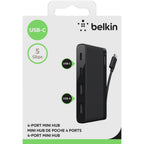 Belkin USB-C 4-Port Mini Hub - 4 x SuperSpeed USB 3.0 Belkin