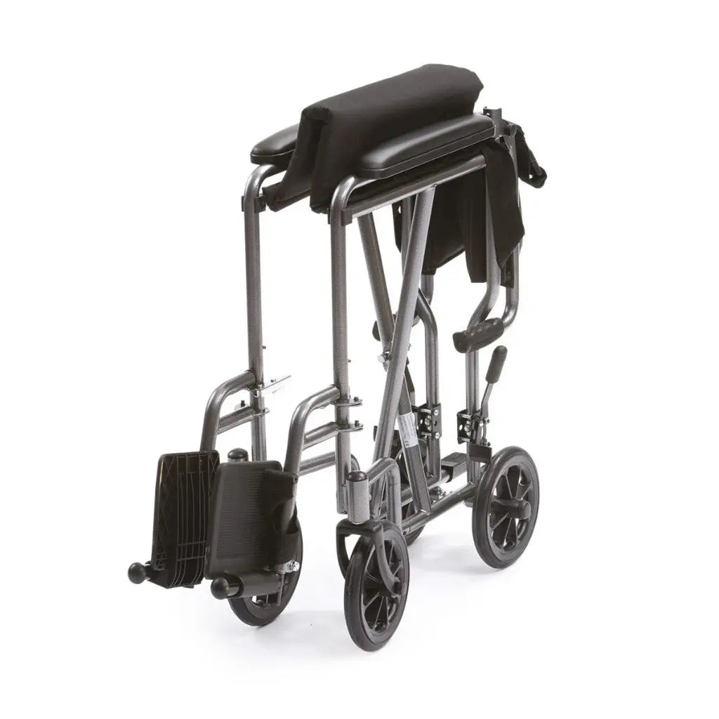 Drive Devilbiss Steel Foldable Travel Chair, 19 Inch Seat width - Damaged Box Drive Devilbiss