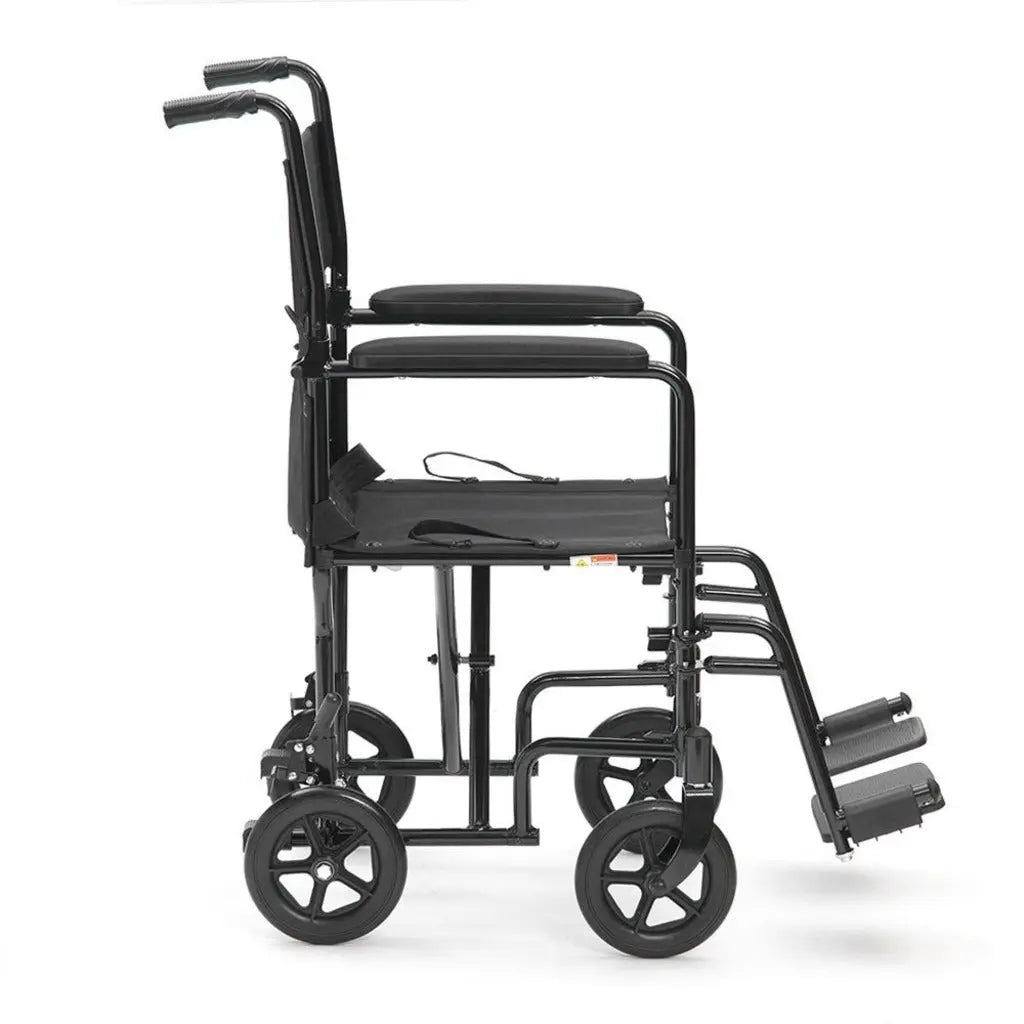 Drive Devilbiss Steel Foldable Travel Chair, 19 Inch Seat width - Damaged Box Drive Devilbiss