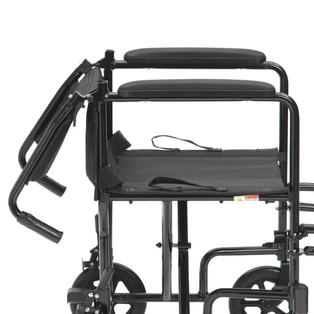 Drive Devilbiss Steel Foldable Travel Chair, 19 Inch Seat width - Damaged Box Drive Devilbiss