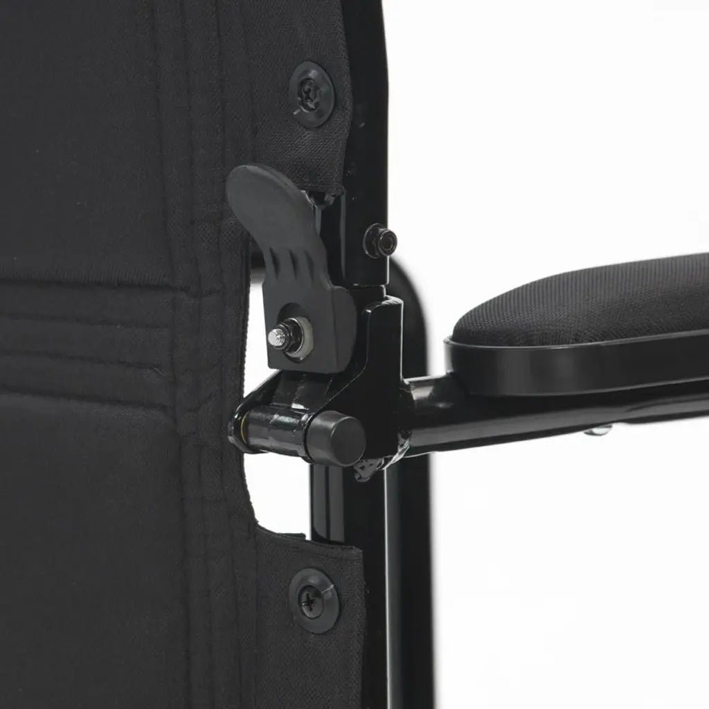 Drive Devilbiss Steel Foldable Travel Chair, 19 Inch Seat width - Damaged Box Drive Devilbiss