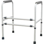 Aidapt Free Standing Support Toilet Safety Frame with Adjustment for Height and Width with Non Slip Feet Flat Pack - Damaged Box Aidapt