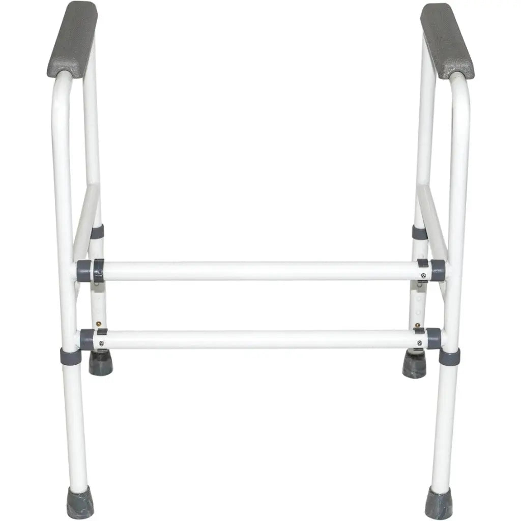 Aidapt Free Standing Support Toilet Safety Frame with Adjustment for Height and Width with Non Slip Feet Flat Pack - Damaged Box Aidapt