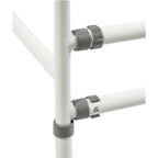 Aidapt Free Standing Support Toilet Safety Frame with Adjustment for Height and Width with Non Slip Feet Flat Pack - Damaged Box Aidapt