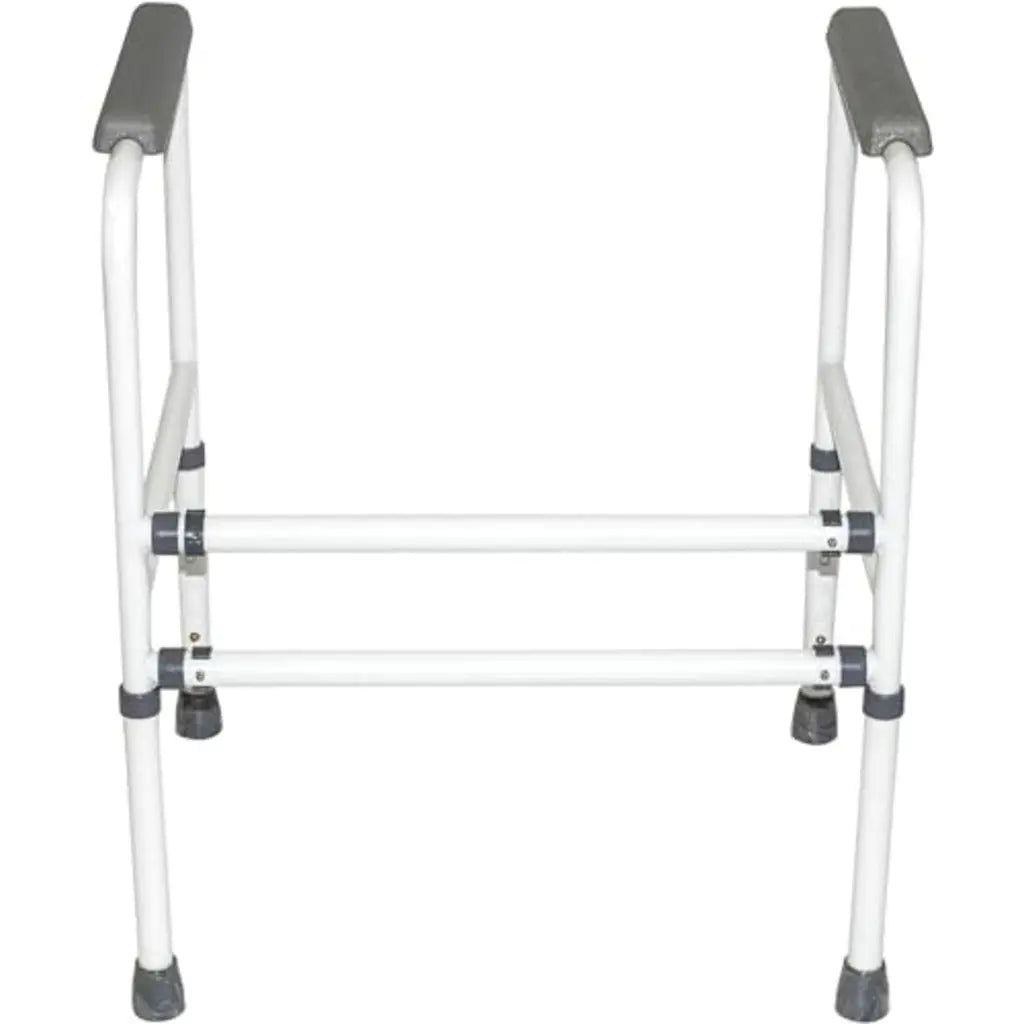 Aidapt Free Standing Support Toilet Safety Frame with Adjustment for Height and Width with Non Slip Feet Flat Pack - Damaged Box Aidapt