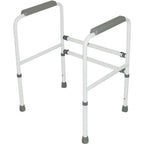 Aidapt Free Standing Support Toilet Safety Frame with Adjustment for Height and Width with Non Slip Feet Flat Pack - Damaged Box Aidapt