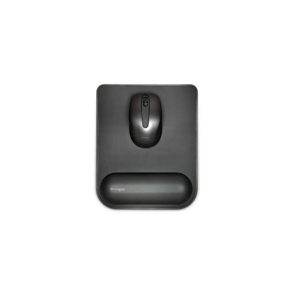 Kensington Mousepad with ErgoSoft Wrist Rest Support for Home Office, Black - Mouse mat, Gel-Cushioned Non-slip Padding, Aids Wrist Alignment, Certified for Safety and Compliance Kensington