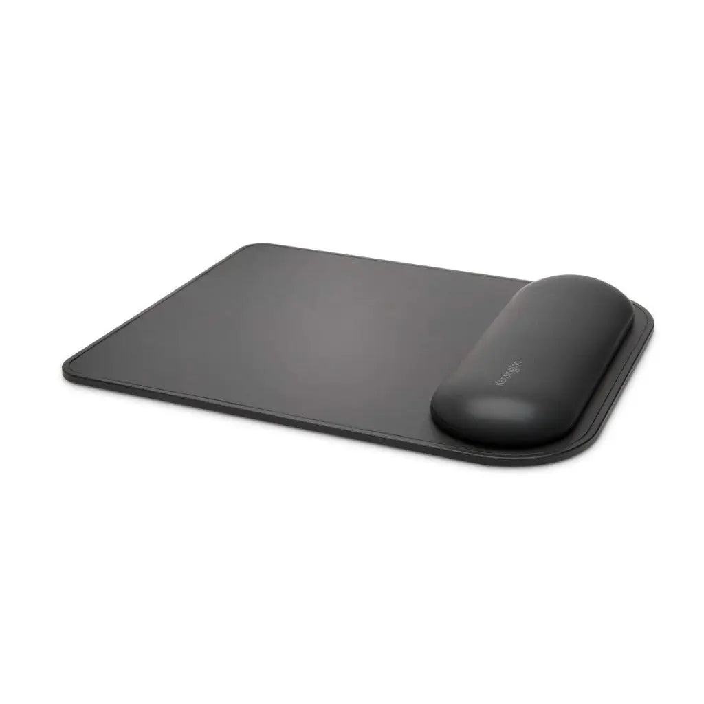 Kensington Mousepad with ErgoSoft Wrist Rest Support for Home Office, Black - Mouse mat, Gel-Cushioned Non-slip Padding, Aids Wrist Alignment, Certified for Safety and Compliance Kensington