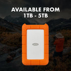 LaCie Rugged USB-C 2TB External Hard Drive Portable HDD – USB 3.0 compatible, Drop Shock Dust Rain Resistant, for Mac and PC Computer Desktop Workstation Laptop LaCie
