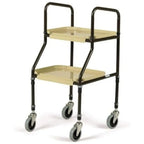 HOMECRAFT Shelf Mobility Trolley - Height Adjustable Trolley, Walking Aid with Wheels - Mobility Walker for Elderly - Walking Frame for Storage - Zimmer Frame - Mobility Aids for Everyday Use HOMECRAFT