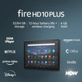Fire HD 10 Plus tablet | 10.1", 1080p Full HD, 32 GB | Slate - Like New Fire