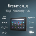 Fire HD 10 Plus tablet | 10.1", 1080p Full HD, 32 GB | Slate - Like New Fire