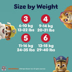 Pampers Baby-Dry Paw Patrol Edition Size 4, 222 Nappies, 9kg-14kg, Monthly Pack, Up to a 100% Leak-Free & Comfortable Night Pampers