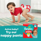 Pampers Baby-Dry Paw Patrol Edition Size 4, 222 Nappies, 9kg-14kg, Monthly Pack, Up to a 100% Leak-Free & Comfortable Night Pampers