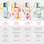 Calvin Klein Sheer Peach Hair and Body Perfume Mist 236ml Fragrance Spray for Women with Juicy Peach Freesia and Waterlily Notes