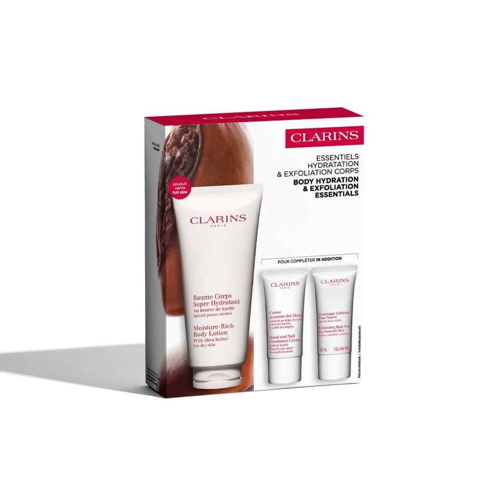 Body Hydration and Exfoliation Essentials Gift Set for Women with Moisture-Rich Body Lotion 200ml and Body Scrub Skincare Pamper Kit