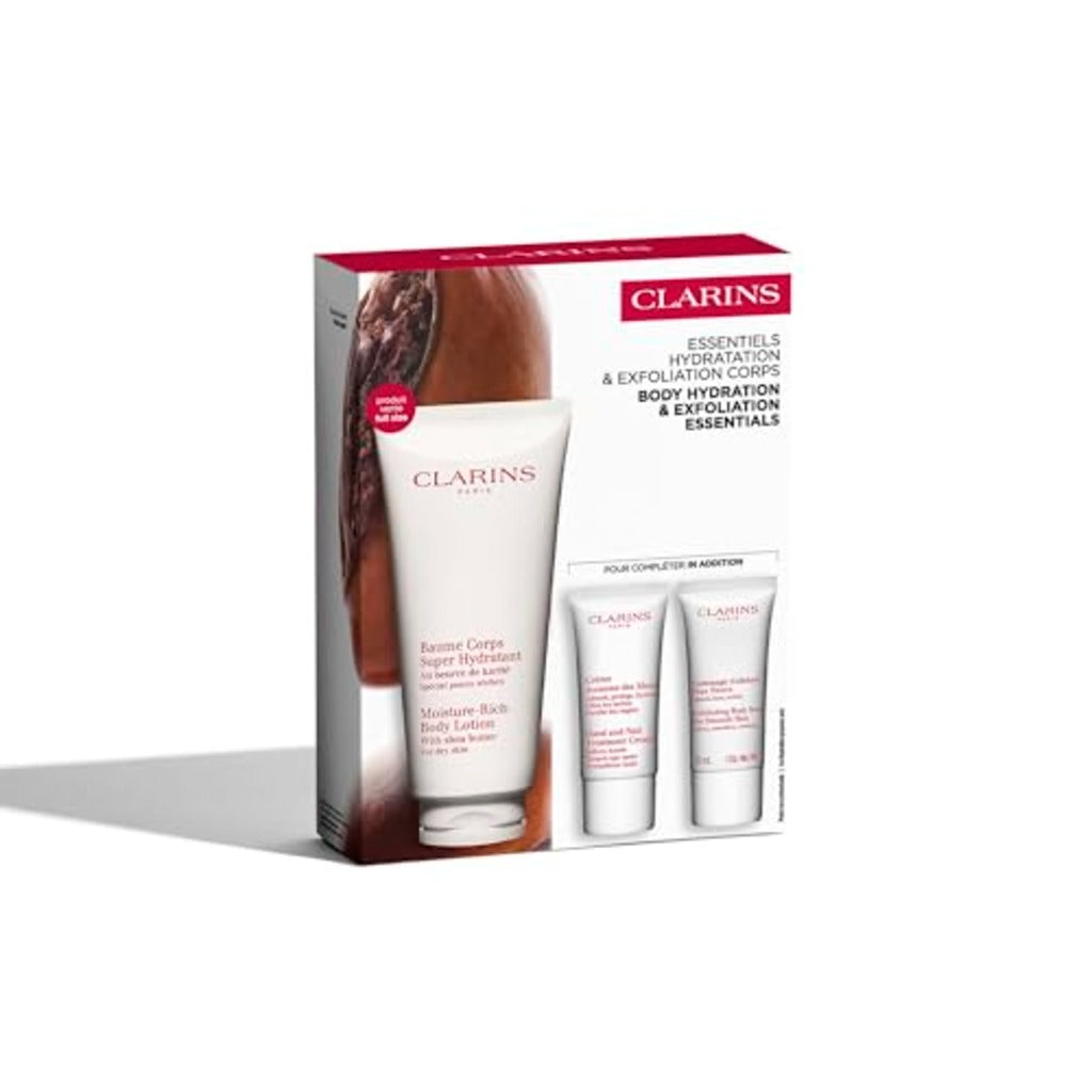 Body Hydration and Exfoliation Essentials Gift Set for Women with Moisture-Rich Body Lotion 200ml and Body Scrub Skincare Pamper Kit