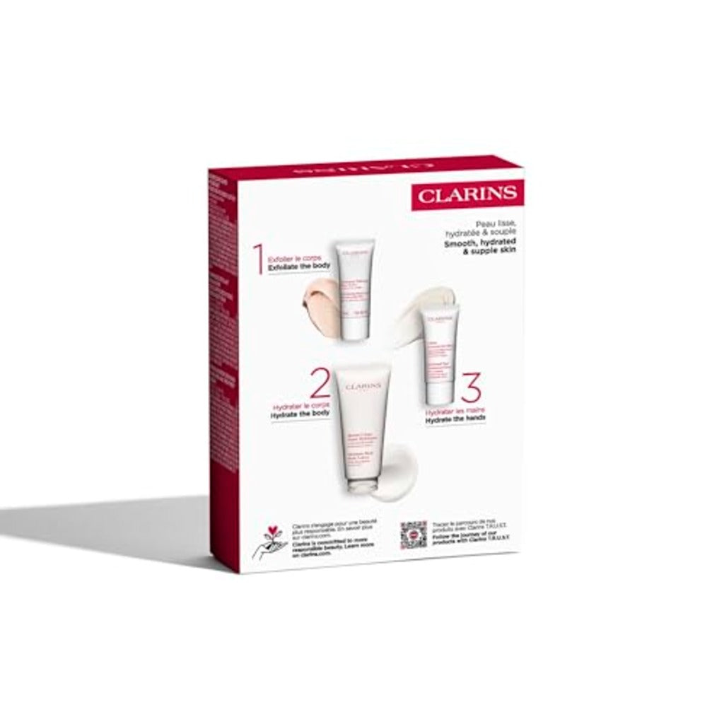 Body Hydration and Exfoliation Essentials Gift Set for Women with Moisture-Rich Body Lotion 200ml and Body Scrub Skincare Pamper Kit