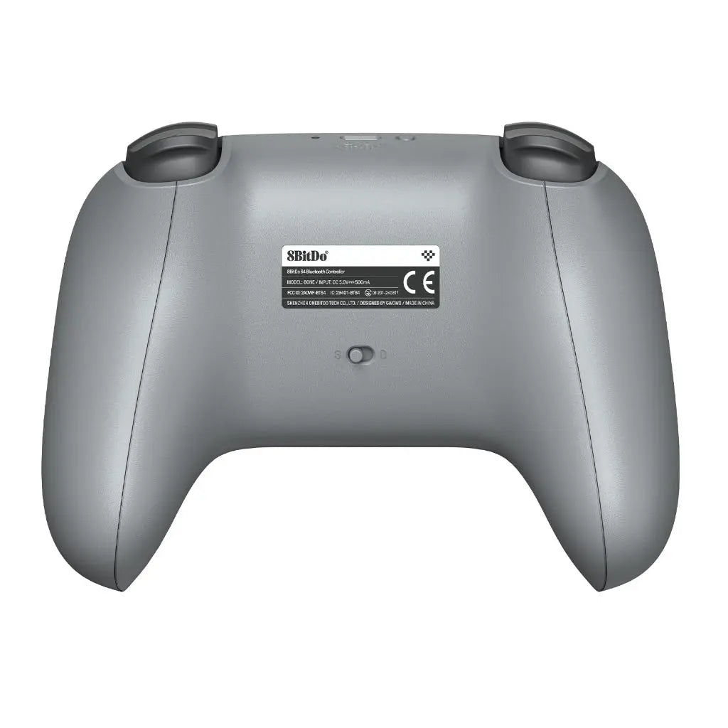 8BitDo 64 Bluetooth Controller for Analogue 3D, Switch, Switch 2, Windows, and Android (Grey) - Like New 8BitDo