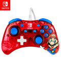 PDP Rock Candy Wired Gaming Switch Pro Controller - Mario - Red - Official License Nintendo - OLED / Lite Compatible, Compact, Durable Travel Controller PDP