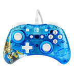 PDP Rock Candy Wired Gaming Switch Pro Controller - Mario - Red - Official License Nintendo - OLED / Lite Compatible, Compact, Durable Travel Controller PDP
