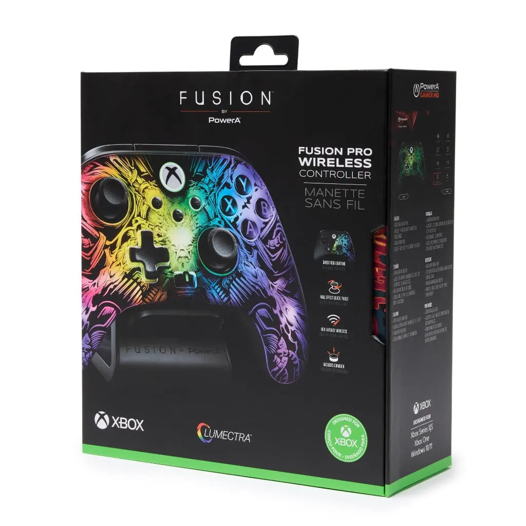 PowerA FUSION Pro Wireless Gaming Controller for Xbox Series X|S and PC, RGB LED lighting, Hall Effect, mappable buttons, adjustable thumbsticks, works with Xbox One, Windows 10/11 - Very Good PowerA