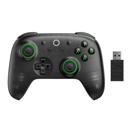 8BitDo Ultimate 2C Wireless Controller for Windows PC and Android, with 1000 Hz Polling Rate, Hall Effect Joysticks and Triggers, and Remappable L4/R4 Bumpers (Transparent Black) - Like New 8BitDo