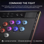 Corsair NOVABLADE PRO Wireless Hall Effect Leverless Controller - 15-Main Key Layout, 1000Hz Polling, 2.4GHz Wireless, SOCD, MGX Hyperdrive Hall Effect Magnetic Switches - PS5, PS4, PC - Black - Like New Corsair