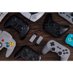 8BitDo Retro Receiver for N64 and Windows, Compatible with Xbox Series Controller, Xbox One Bluetooth Controller, Switch Pro and PS5/PS4 Controller on N64 console - Like New 8BitDo