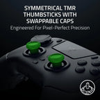 Razer Raiju V3 Pro - Wireless e-Sports Controller for PlayStation 5 & PC - 4 Removable Buttons & 2 Claw Grip Bumpers - TMR Analogue Sticks - Pro HyperTrigger - Mecha-Tactile Buttons - Black - Very Good Razer