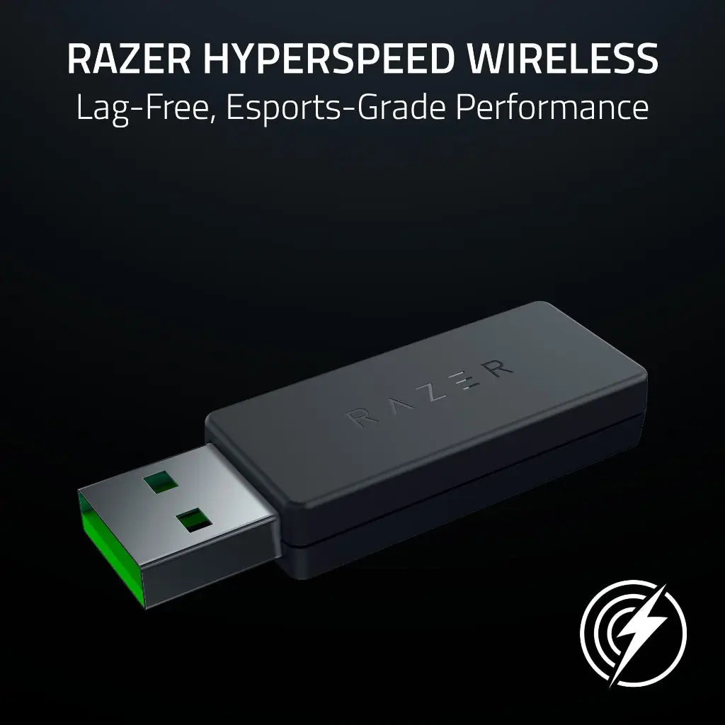 Razer Raiju V3 Pro - Wireless e-Sports Controller for PlayStation 5 & PC - 4 Removable Buttons & 2 Claw Grip Bumpers - TMR Analogue Sticks - Pro HyperTrigger - Mecha-Tactile Buttons - Black - Very Good Razer