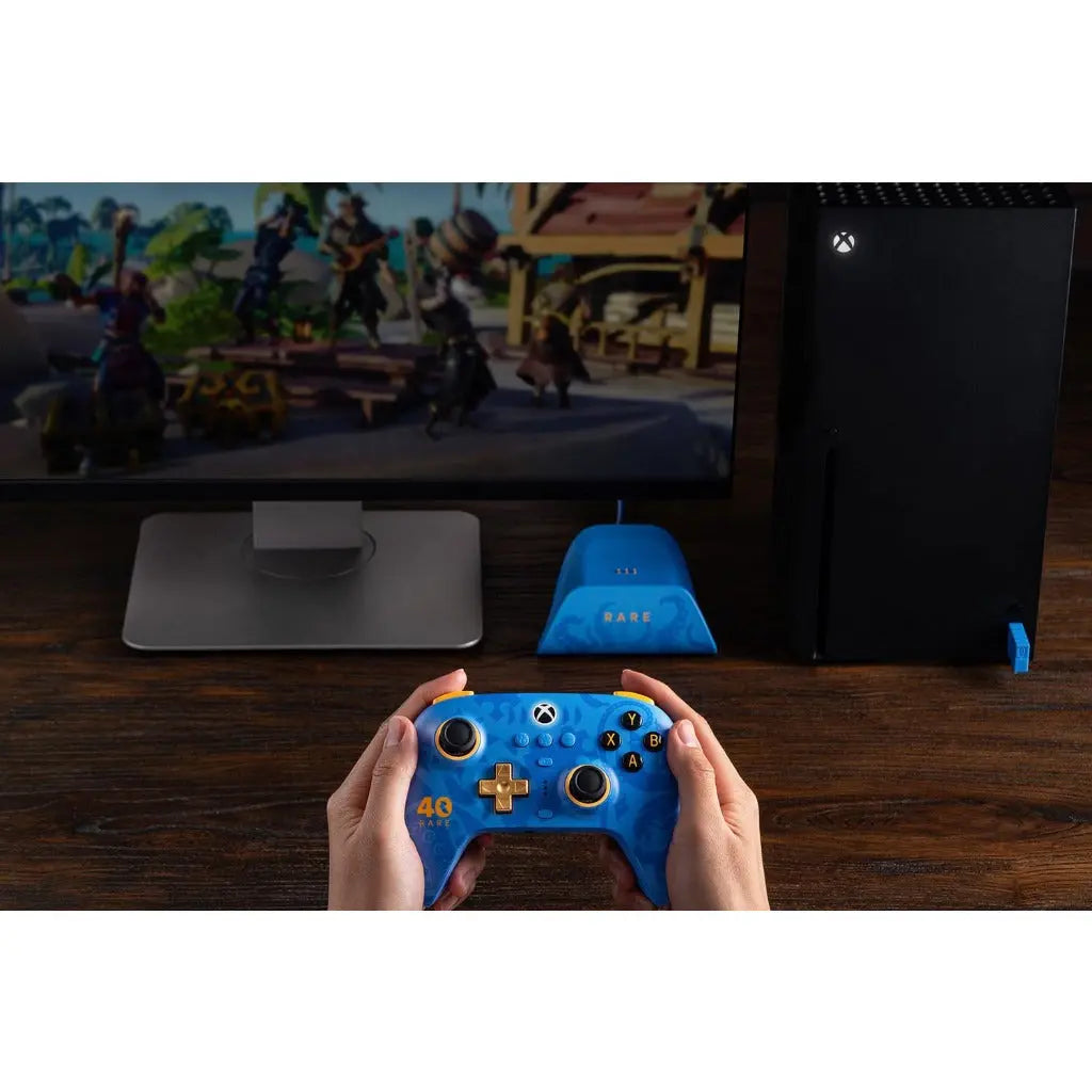 8BitDo Ultimate 3-mode Wireless Controller for Xbox, Hall Effect Joysticks, Pro Back Buttons, Compatibility with Xbox Series X|S & Xbox One, Apple, Windows PC & Android - Rare 40th Anniversary Edition - Like New 8BitDo