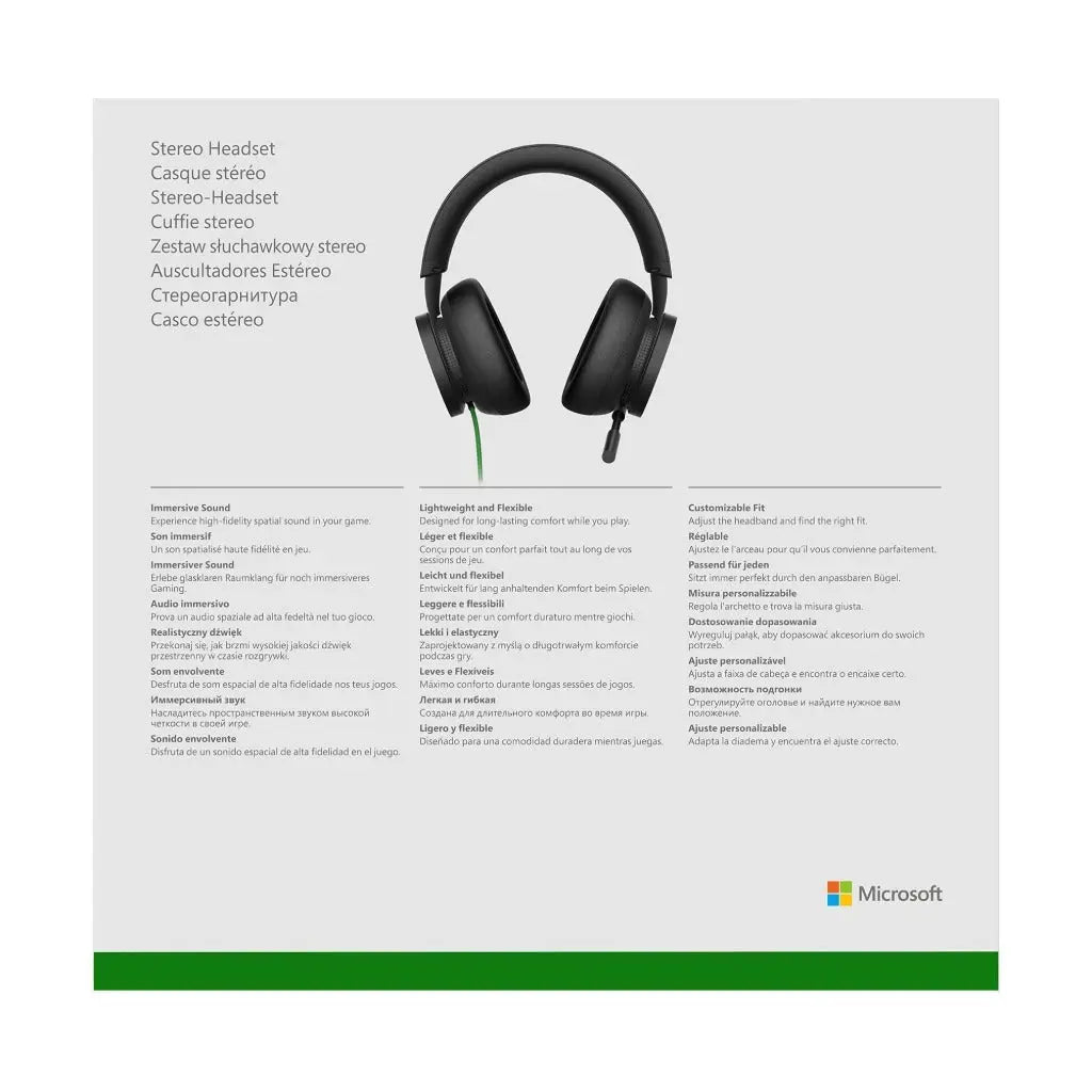 Xbox Stereo Wired Headset for Xbox Series S, Series X - Black - Like New Xbox