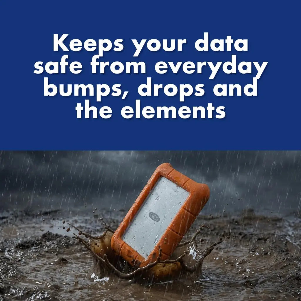 LaCie 2TB Rugged mini Portable Drive - Very Good LaCie