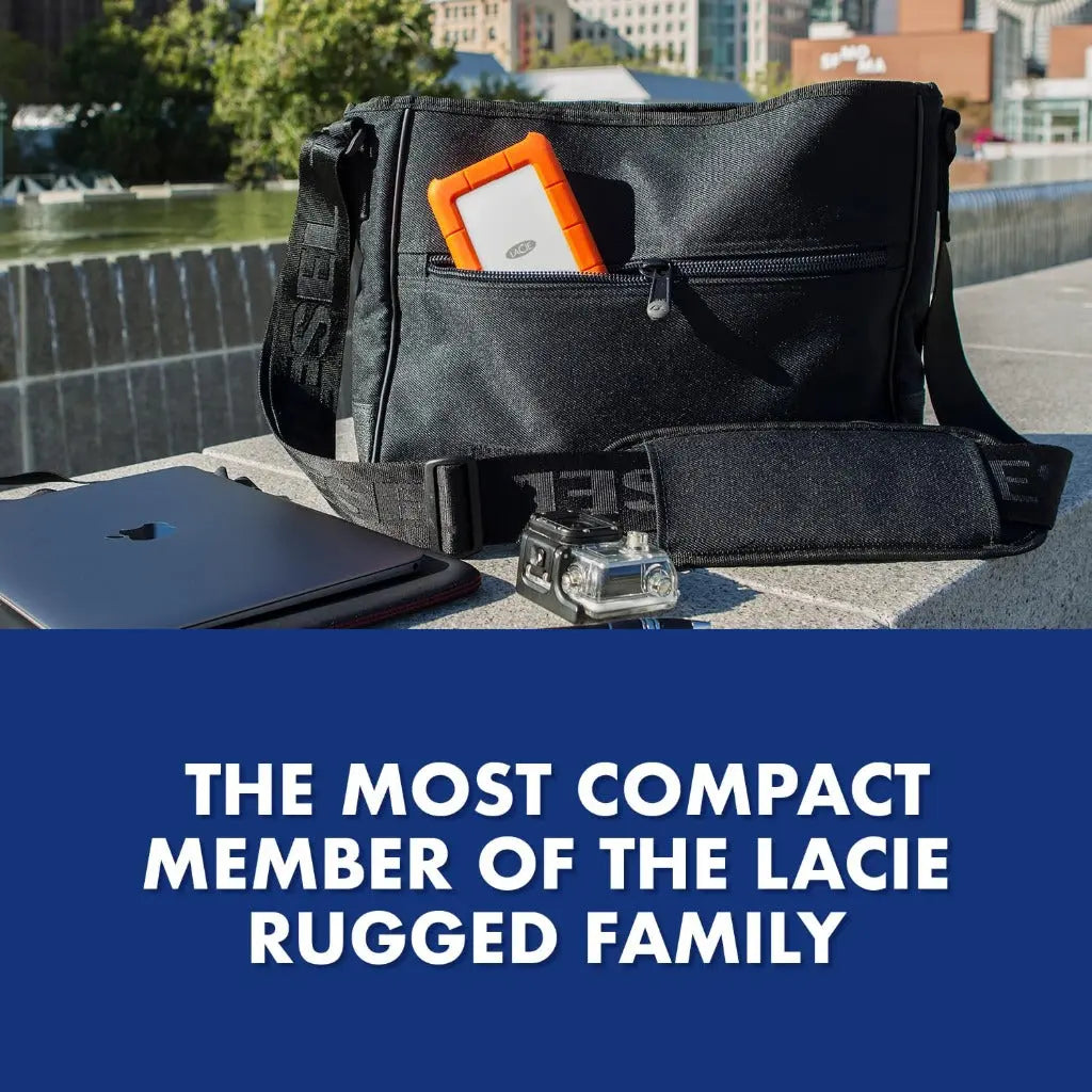 LaCie 2TB Rugged mini Portable Drive - Very Good LaCie