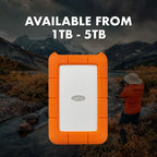 LaCie 2TB Rugged mini Portable Drive - Very Good LaCie