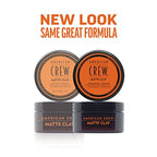 American Crew Matte Clay Hair Paste 85g Medium Hold Low Shine Mens Texturising Styling Wax for Control and Definition