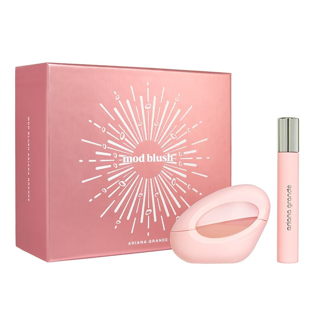 Ariana Grande Mod Blush Fragrance Gift Set 30ml Eau de Parfum and 10ml Travel Spray Pen 2 Piece Perfume Set for Women