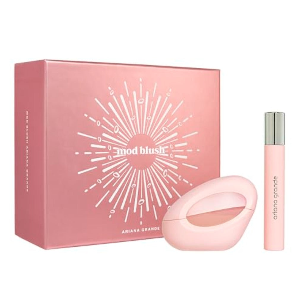 Ariana Grande Mod Blush Fragrance Gift Set 30ml Eau de Parfum and 10ml Travel Spray Pen 2 Piece Perfume Set for Women